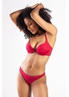 Githa Foam Cup Push Up Bra,şarap Renk Straplez Konforlu Ve Şık Sütyen