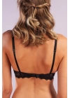 Glorin Foam Cup Push Up Bra,siyah Renk Straplez Konforlu Ve Şık Sütyen