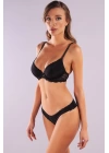 Glorin Foam Cup Push Up Bra,siyah Renk Straplez Konforlu Ve Şık Sütyen