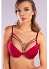 Gorbus Foam Cup Push Up Bra, Şarap Renk  Konforlu Ve Şık Sütyen