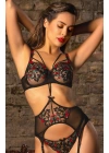 Grace Wıre Lace Bra, Siyah Dantelli Konforlu Ve Şık Sütyen