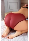 Güpürlü Taşlı Bordo Tül Fantezi Külot