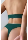 Kadın Yeşil Seamless Tanga Sütyen Takım