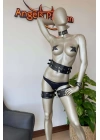 Kilit Detaylı Kışkırtıcı Deri Harness Takım - Brf483