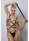 Kırbaçlı Deri Full Body Harness Fantezi Giyim, Vücudu Saran Full Body Harness - Brf1356