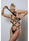 Kırbaçlı Deri Full Body Harness Fantezi Giyim, Vücudu Saran Full Body Harness - Brf1356