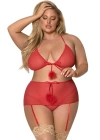 Önü Açık Zincirli Fantezi Babydoll 51202