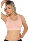 Pudra  Mı Emay 4027 Seamless Tül Pedli Toparlayıcı Büstiyer