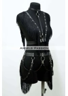 Püslüllü Deri Harness Takım, Püsküllü Elbise Aksesuarı - Brf768