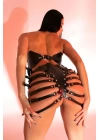 Seksi Deri Vücut Saran Harness Takım - Brf852