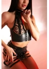 Seksi Deri Vücut Saran Harness Takım - Brf852