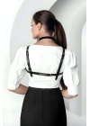 Şık Crop Yaka Harness, Giysi Üzeri Tamamlayıcı Yaka Aksesuar - Brf1290