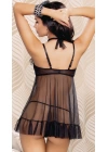 Siyah Göğüsü Açık Fantezi  Babydoll