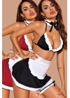 Siyah Kırmızı Fantezi Kostüm İkli Set 50888sk