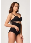 Siyah Mı Emay 2708 Lazer Yüksek Bel Kesim Slip Korse