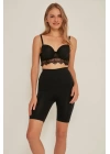 Siyah Mı Emay 3005 Soft Uzun Paçalı Boxer Korse