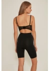 Siyah Mı Emay 3005 Soft Uzun Paçalı Boxer Korse