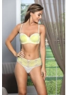 Straplez, Desteksiz Lotus Sütyen Ve Boxer Takım Sarı (brf32003)