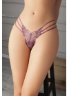 Vizon Kelebek Desen Tanga String