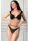 Zincirli Göğüs Ve Etek Harness Takım - Brf504