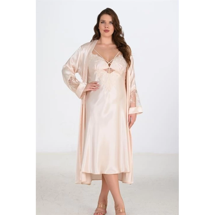 2li Fildişi Sabahlık Takımı Bigsize 6222