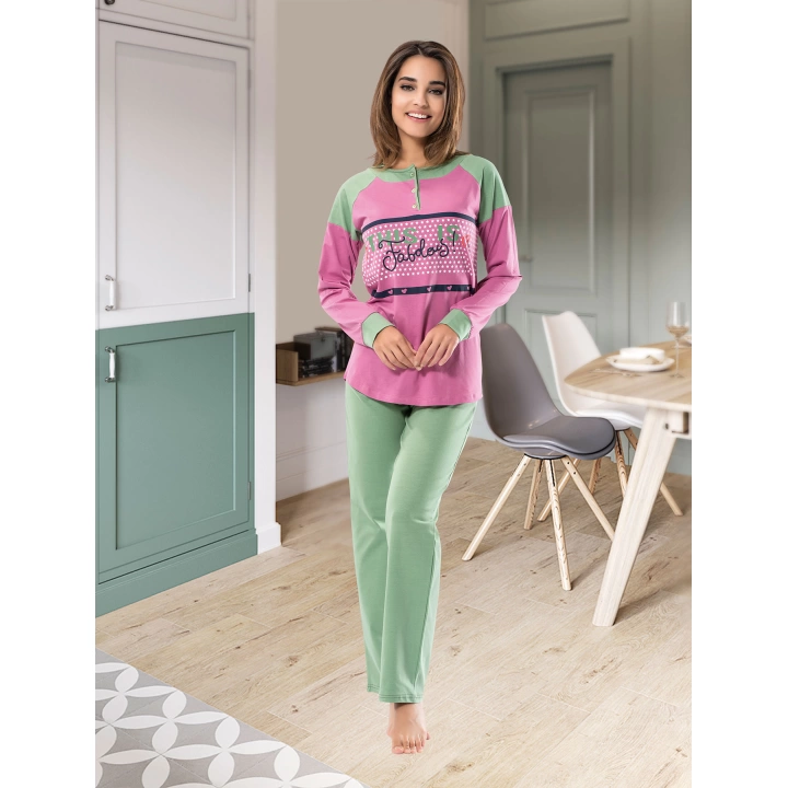 Beruflic Uzun Kol Kadın Pijama Takım 1120