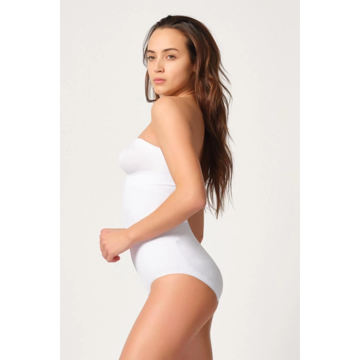 Beyaz Mı Emay 2088 Önden Agraflı Slip Korse