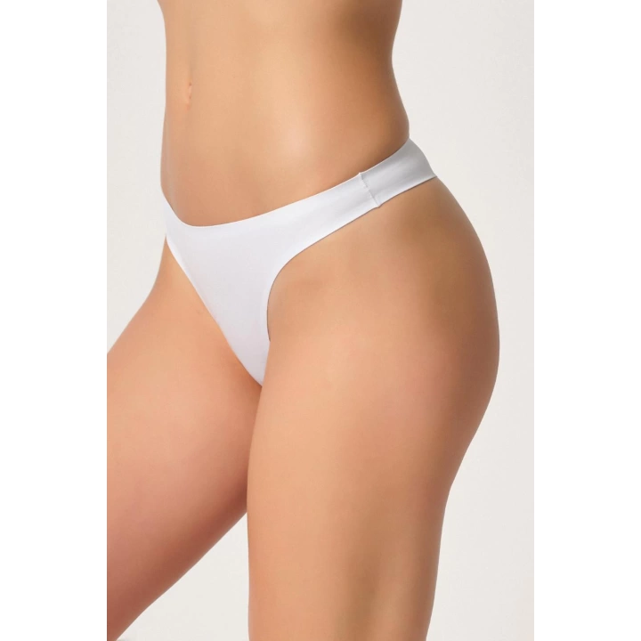Beyaz Mı Emay 2802 Yapıştırma Lazer Kesim String Külot