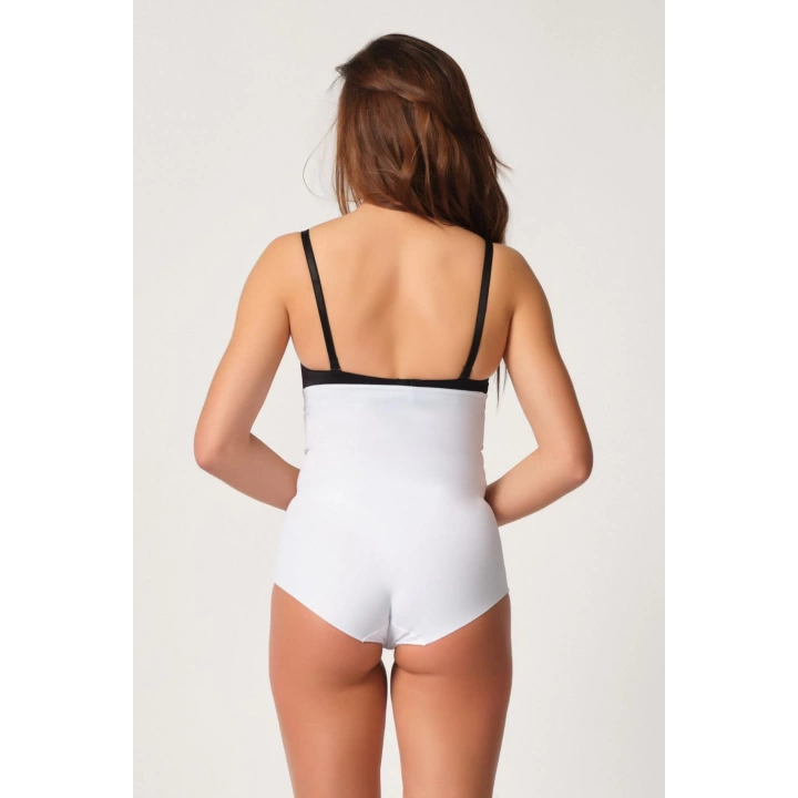 Beyaz Mı Emay 2932 Double Karın Agraf Destekli Slip Lazer Korse