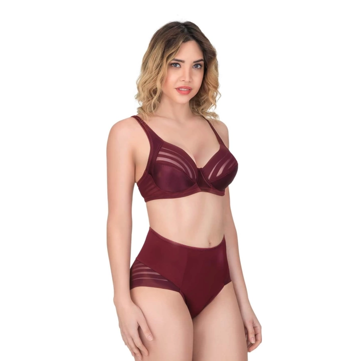 Bordo Mı Emay 177 B Toparlayıcı Sütyen Takım