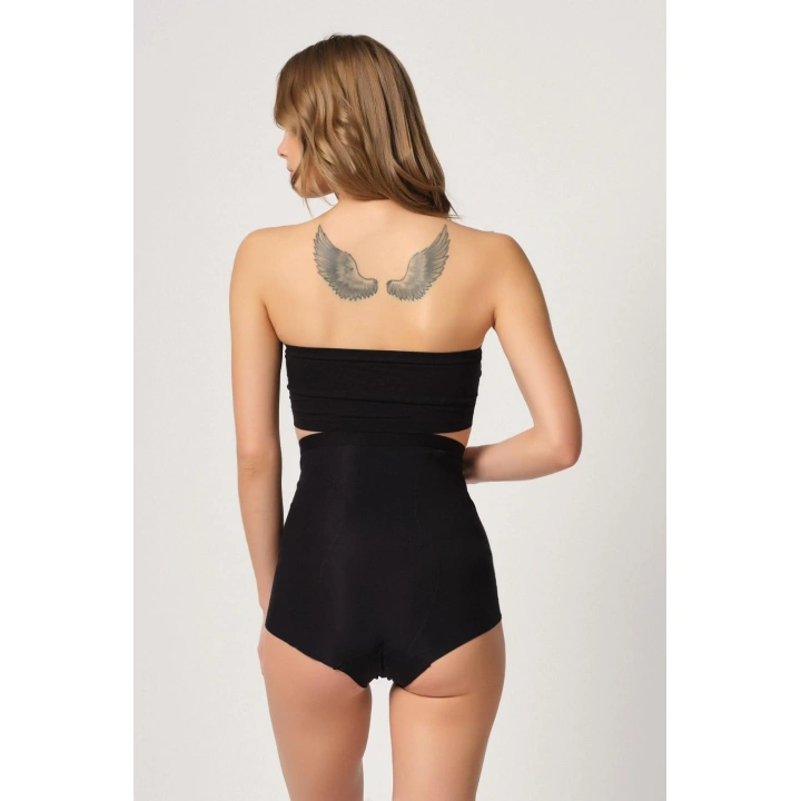 Siyah Mı Emay 2931 Karın Balen Destekli Slip Lazer Korse