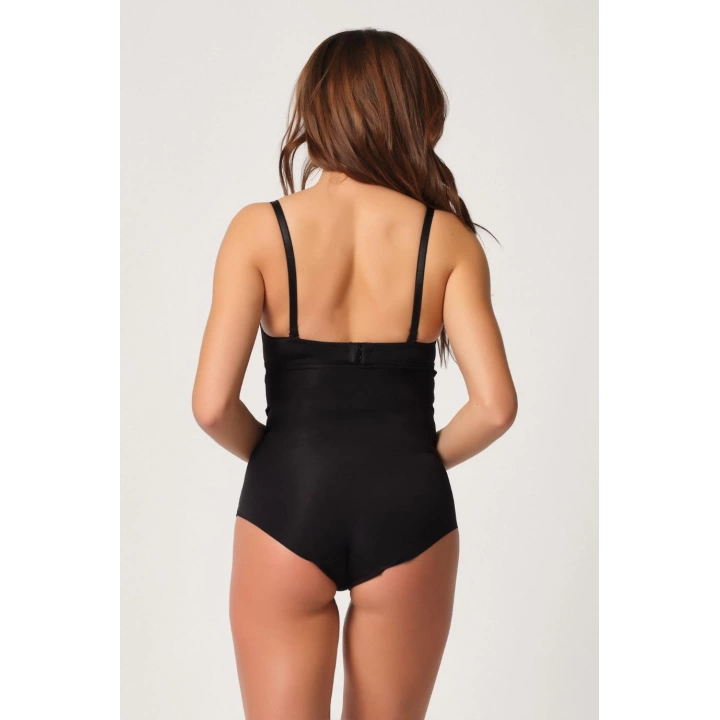 Siyah Mı Emay 2932 Double Karın Agraf Destekli Slip Lazer Korse