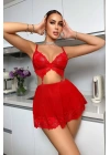 Beruflic Kırmızı  Valentines Tasarım Gecelik 68666