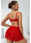 Beruflic Kırmızı  Valentines Tasarım Gecelik 68666