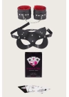 Beruflic Sexy Görselli Oyun Kartı Kama Sutra  Kelepçe Maske Set