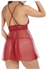 Bordo Tül Geclik -670