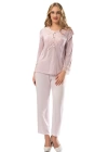 Ekru Penye Pijama Takımı - 1567