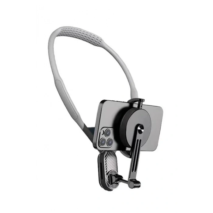 360 Derece Ayarlanabilir Boyun Askılı Manyetik Telefon Tutucu