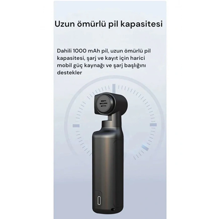 4K Ultra HD 270° Döndürülebilir Su Geçirmez Wifi Vlog Spor Ve Aksiyon Kamerası