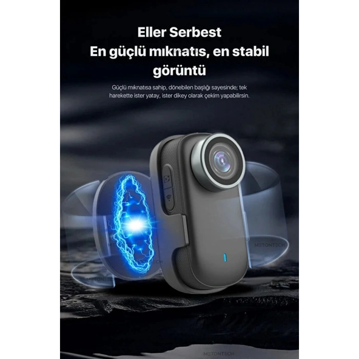 4K Ultra HD Mini WIFI Aksiyon Kamerası Taşınabilir Vücut Kamerası 1.47HD Ekranlı Giyilebilir Video Kaydedici