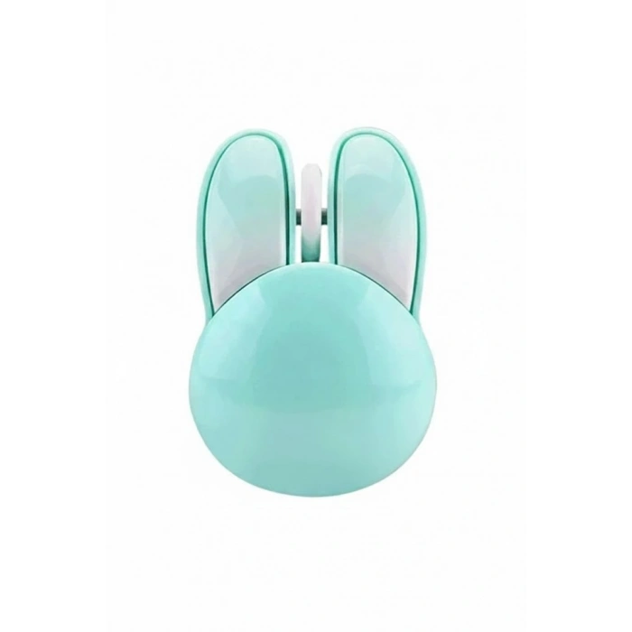 Tavşan figürlü Kablosuz Mouse pil Dahil Etiket Hediyeli