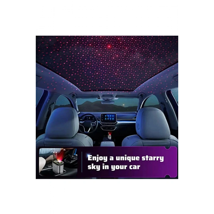 Led Işık Tavan Aydınlatmalı 66W 41 Çift Kablolu Hızlı Şarj 3.4A Araç İçi Çakmaklık Şarj Aleti