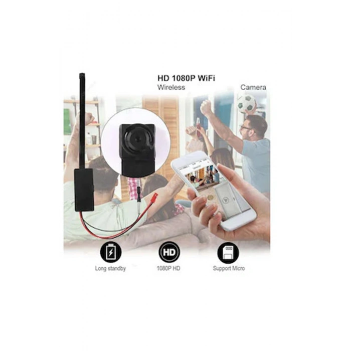 1080P Full HD Wi-Fi Mini IP Modül Kamera – Kesintisiz Güvenlik ve Uzaktan İzleme