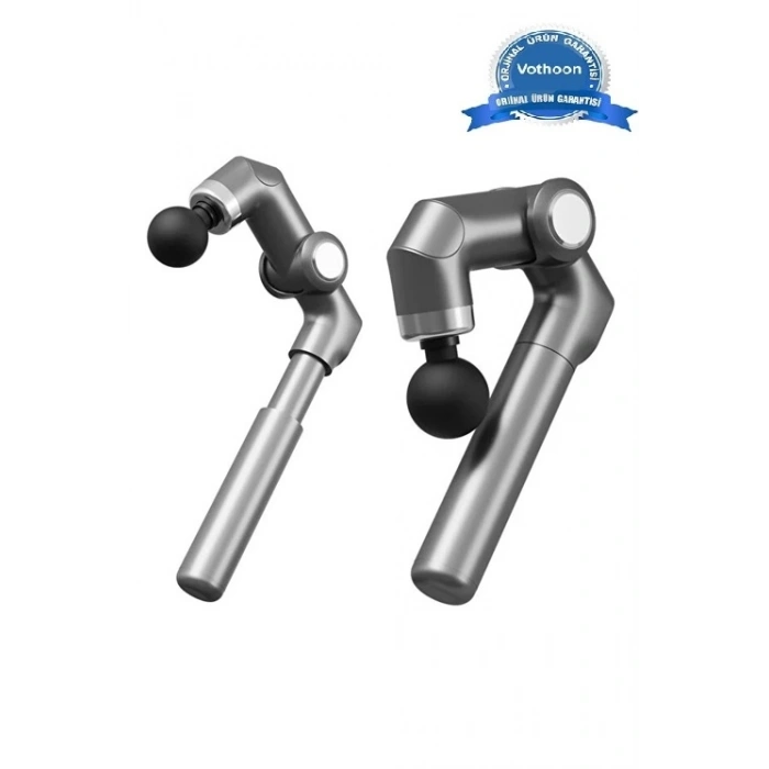 Uzun Saplı Masaj Tabancası Derin Doku Kas Masaj Aleti 6 Başlıklı Şarjlı Profesyonel 6 Kademe