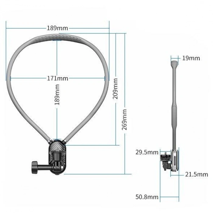 360 Derece Ayarlanabilir Boyun Askılı Telefon Tutucu