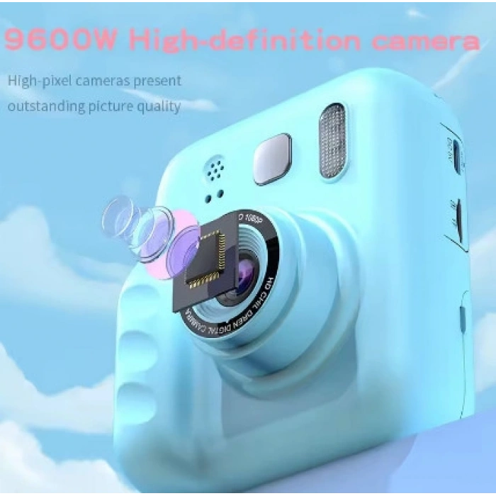 Dijital Fotoğraf Çıkaran Video Kaydedici Taşınabilir Anında Baskı Çıkaran Çocuk Kamerası