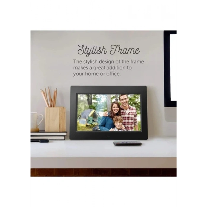 10 inç Lcd Ekran Dijital Fotoğraf Çerçevesi Video Oynatma + Mp3