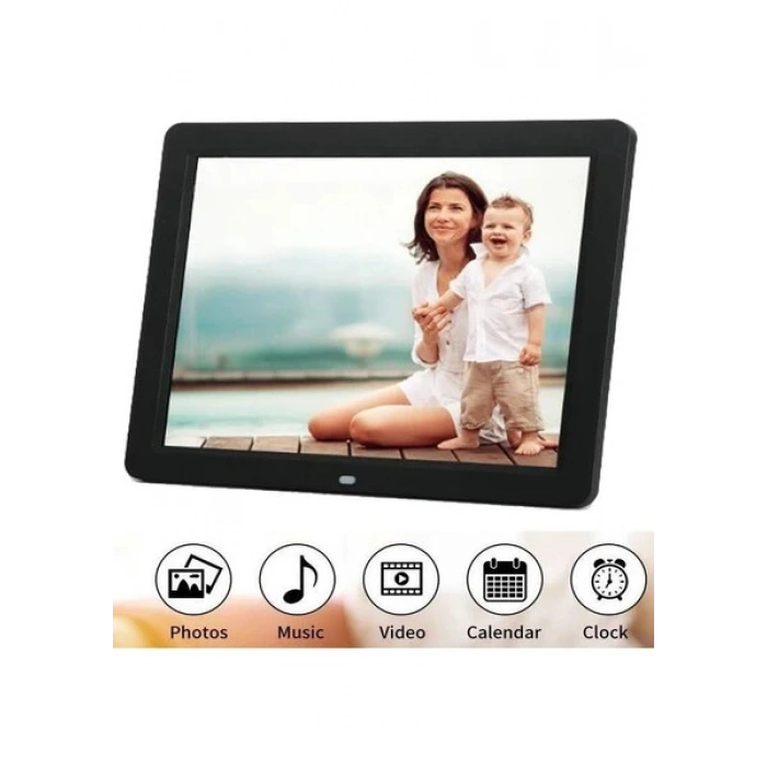 10 inç Lcd Ekran Dijital Fotoğraf Çerçevesi Video Oynatma + Mp3