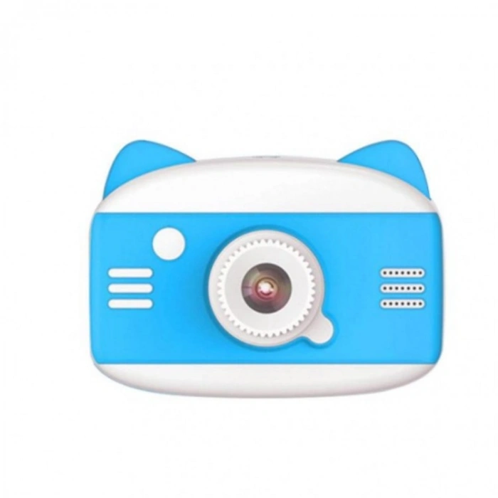 X900 Dijital Çocuk Fotoğraf Makinesi Selfie Kamera 3.5 İnç Dijital Çocuk Kamerası 1080p (Mavi)