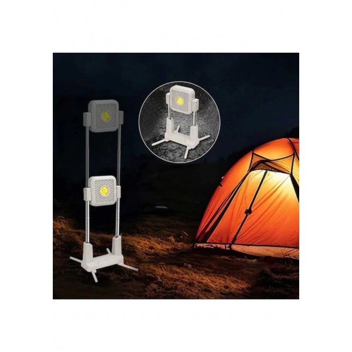 Katlanabilir Çok İşlevli Kamp Lambası - Her Ortama Uyum Sağlayan Güçlü 4 Modlu Aydınlatma